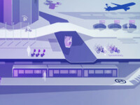 Urban mobility illustration